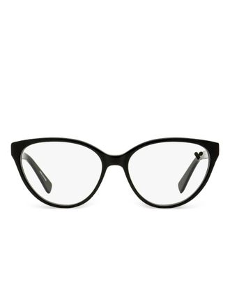 Longchamp 2764 cat-eye glasses - women - Acetate - One Size - Black