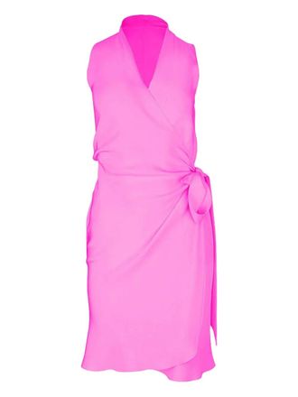 Peter Cohen Yard wrap-tie dress - women - Silk - M - Pink
