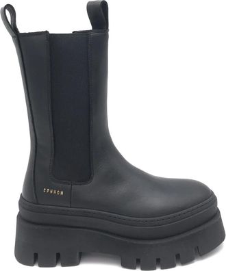 Copenhagen Chelsea Boot - Dames - Chelseaboots - Zwart - 38 EU - Leer - Schoenen