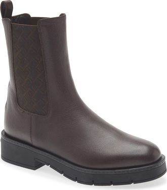 Ferragamo Mohave Chelsea Boot in Ganache Brown at Nordstrom, Size 6.5