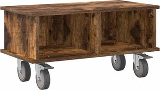 vidaXL Soporte De Tv 68,5 X 35 X 35 Cm Roble Ahumado Vidaxl