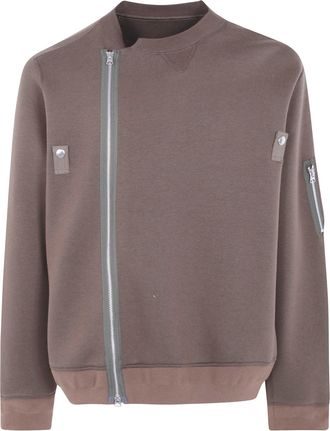 sacai Sweatshirt Zippered Sponge Sweat Blouson
