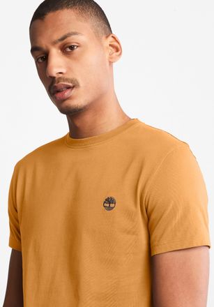 Timberland T-Shirt TIMBERLAND DUNSTAN RIVER Short Sleeve Tee, Herren, Gr. XXL (60/62), beige, Single Jersey, Obermaterial: 100% Baumwolle, Rundhals, Shirts T-Shi