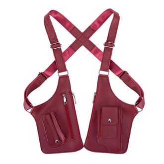 Generic Leather Adjustable Underarm Shoulder Bag for Men & Women, Hidden Strap Wallet with Double Pockets for Travel, Hiking and Fitness,Mens Shoulder Bags (C