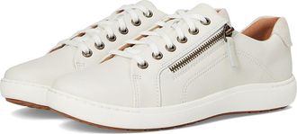 Clarks Nalle Lace Womens Shoes White Leather : 7.5 B - Medium