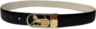 Celine Pre-owned Belts, female, Black, Size: ONE SIZE Pre-owned Vintage Belt