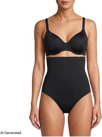 Lands End High Waist Brief Contour Flex Bottoms 2 Pack in Black at Nordstrom, Size Small