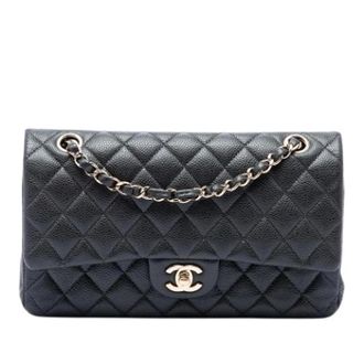 Chanel Pre-owned Classic Flap Bag - Dames - Pre-owned - Zwart - Maat: ONE Size Leer