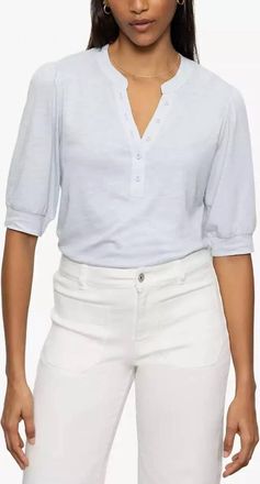 Sanctuary Mixed Media Top In White