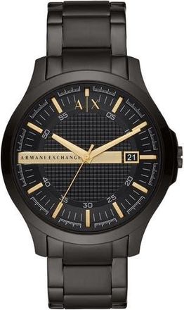 A|X Armani Exchange Bracelet Watch, 46mm in Black at Nordstrom Rack