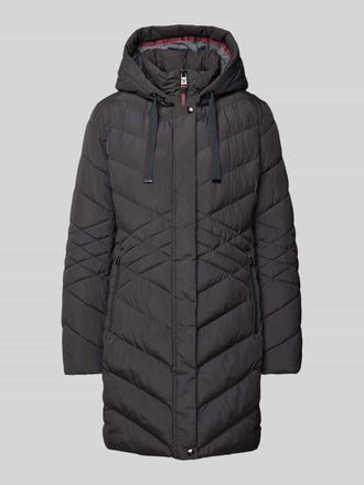 Fuchs Schmitt Steppmantel mit Kapuze in Black, Gr&ouml;&szlig;e 38