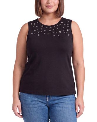 Anne Klein Plus Grommet Tank