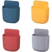 OEM Soporte De Pared De 4 Piezas Para Mandos A Distancia, Caja De Almacenamiento De Pared Para Mandos A Distancia, Soporte Autoadhesivo Para Mandos A Dist