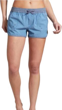 United By Blue Hybrid Board Short In Blue