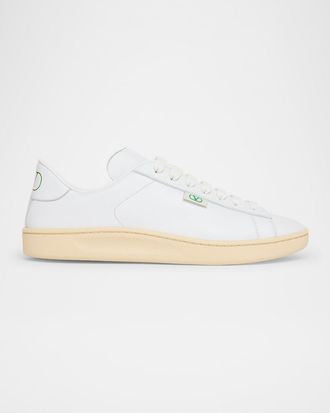 Valentino Garavani Mens Royco V Logo Calfskin Low-Top Sneakers