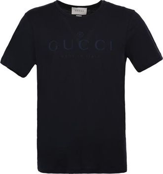 Gucci Classic Logo T-shirt Navy 441685-X3A80-4440