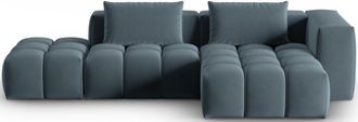 CXL by Christian Lacroix 4-Sitzer Designer Ecksofa Lorella mit Eckteil rechts - Samtbezug