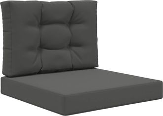 vidaXL Coj&iacute;n Para Sof&aacute; De Exterior Poli&eacute;ster Gris Antracita 60 X 60 Cm Vidaxl