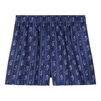 Tory Burch Mujer, Pantalones cortos, Azul, Talla: S