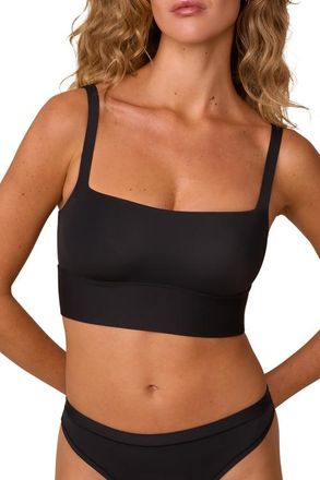 Harper Wilde Bliss Square Neck Bralette in Black at Nordstrom, Size 3X-Large
