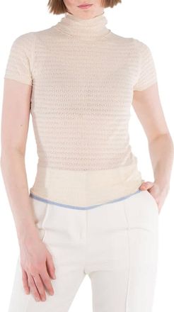 Victoria Beckham Polo Neck Knitted T-Shirt