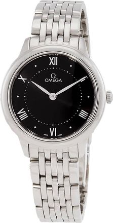 Omega De Ville Quartz Black Dial Ladies Watch 434.10.30.60.01.001