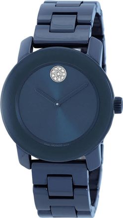 Movado Bold Evolution Quartz Blue Dial Ladies Watch 3600805