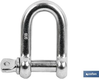 cofan Grillete Recto M-18 Zincado Venta Unitaria, Grillete Recto Galvanizado Ideal Para Fabricaci&oacute;n De Eslingas De Cadena, Cuerdas Y Gazas. Disponible Desde