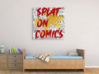 Arte Dal Mondo Adm - Print on Acrylic splat on Comics