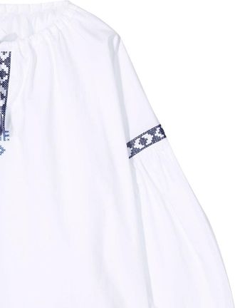 Il Gufo Long Cotton Shirt - White