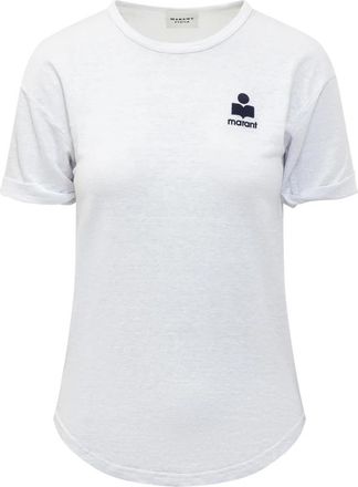 Isabel Marant Lightweight M&eacute;lange T-shirt - Dames - T-shirts - Wit - XS - Tops