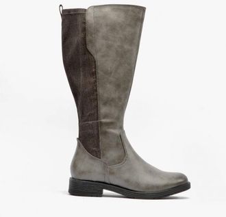 Jana 25560-29-206 Womens Tall Boots Graphite - Grey - Size UK 7