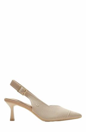 Vivaia Addison Pointed-Toe Slingback Sandals in Almond at Nordstrom, Size 9.5