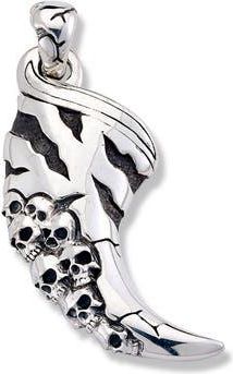 Samuel B. Sterling Silver Skull Horn Pendant at Nordstrom Rack