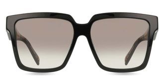 Prada PR 24ZSF Asian Fit 1AB0A7 Womens Sunglasses Black Size 57