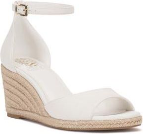Vince Camuto Faylie Wedge Espadrille Sandal in Bianco at Nordstrom Rack, Size 8.5