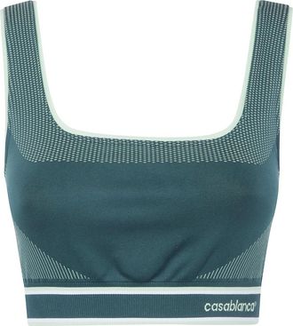 Casablanca Naadloze Bralette - Dames - Tops zonder mouwen - Groen - L/Xl - Tops