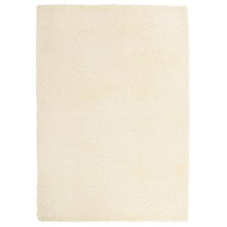 Berkfield Home Shaggy Rug High Pile NAVARRA Cream 240x340 cm Polyester | Size: Medium