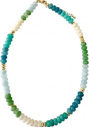 Gemelli Womens Kerry Necklace In Blue/green