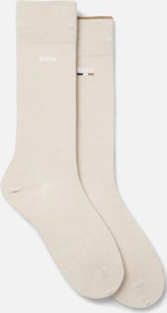 HUGO BOSS Mens BOSS Black 2P RS Iconic Logo CC Socks 270 L Beige - Tan - Size: 16/14.5/8/15/8.5/15.5/9/13/13.5/14/6.5/7/7.5/11.5/5/12/5.5/12.5/6/3.5/3/10.5/4/1