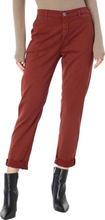 AG - Adriano Goldschmied Womens Caden Tailored Trousers In Dark Hibiscus