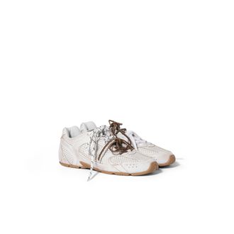 Miu Miu New Balance X Miu Miu 530 Sl Deco Leather Sneakers, Woman, White, Size 35,5