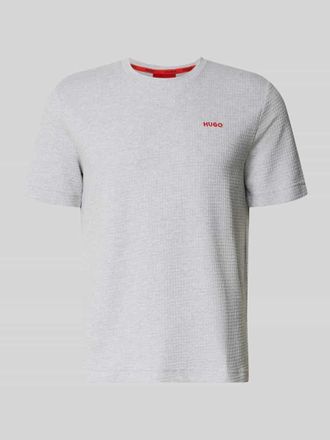HUGO BOSS Herren T-Shirt aus Baumwoll-Mix Modell AUSTIN in Mittelgrau, Gr&ouml;&szlig;e XXL