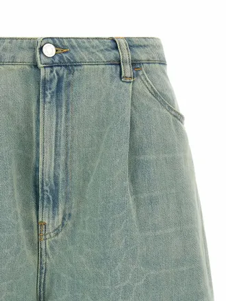 Nude Cotton Bermuda Womens Shorts