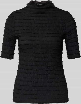 Zero T-Shirt mit 1/2-Ärmel in Black, Größe 34