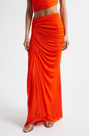 A.L.C. Cleo Skirt in Orange Crush at Nordstrom, Size X-Small