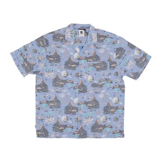 Element Thalweg Shirt - Heren - Korte mouwen Overhemden - Veelkleurig - XL - Katoen - Overhemden
