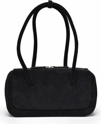 Aesther Ekme Lagune Bowling Bag - Dames - Schoudertassen - Zwart - ONE Size - Leer - Tassen