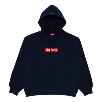 SUPREME Box Logo Hoodie FW24 Navy FW24SW11-NAVY