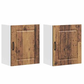 vidaXL Vidaxl Pensili Da Cucina 2 Pz Kalmar In Legno Multistrato Legno